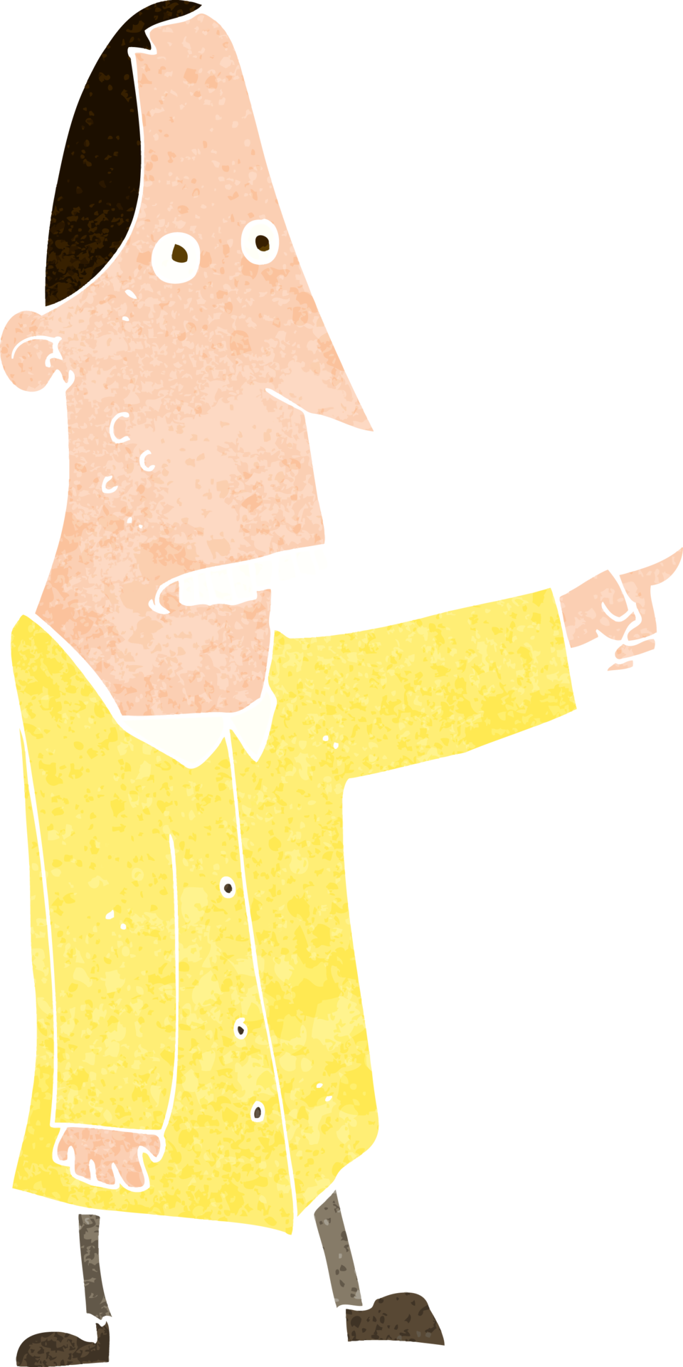 cartoon ugly man pointing 45167110 PNG