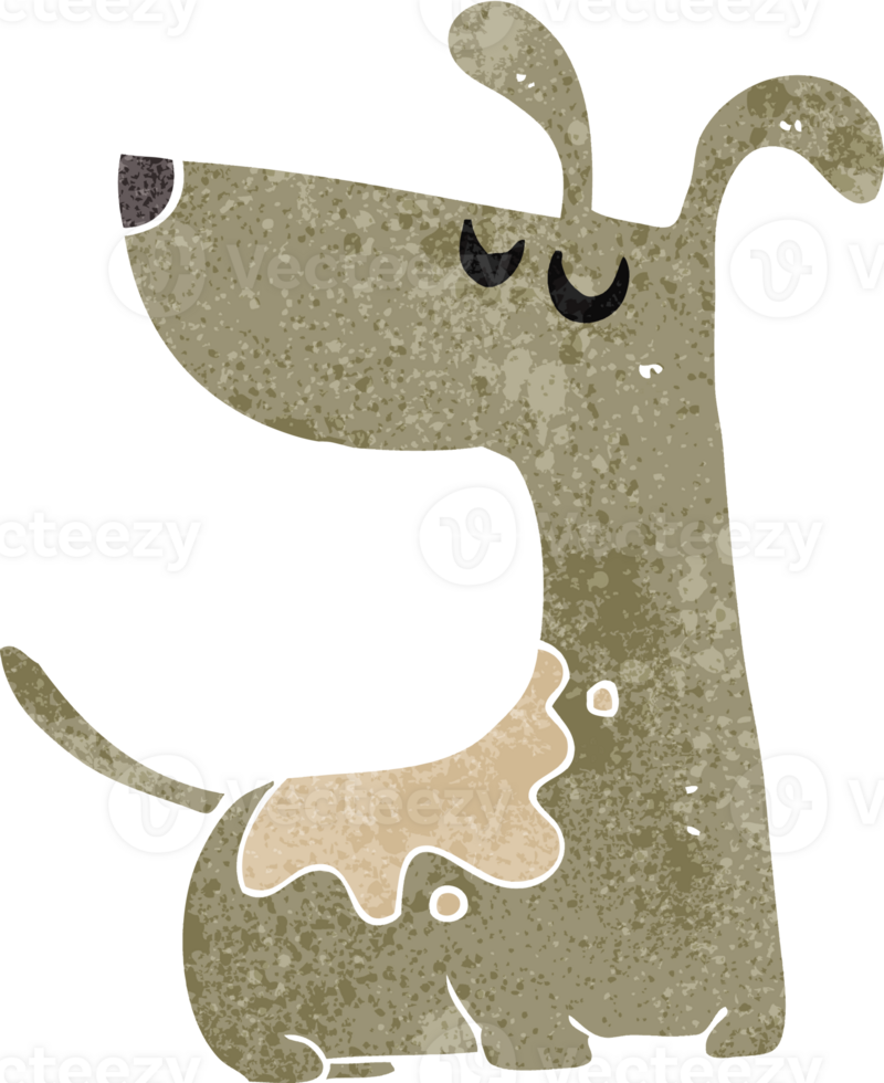 cartoon happy dog png
