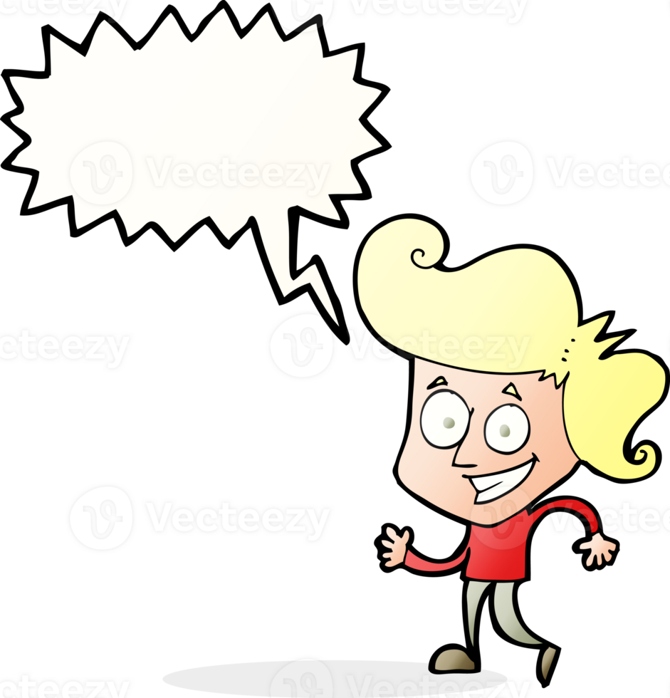 cartoon grinning man with speech bubble png