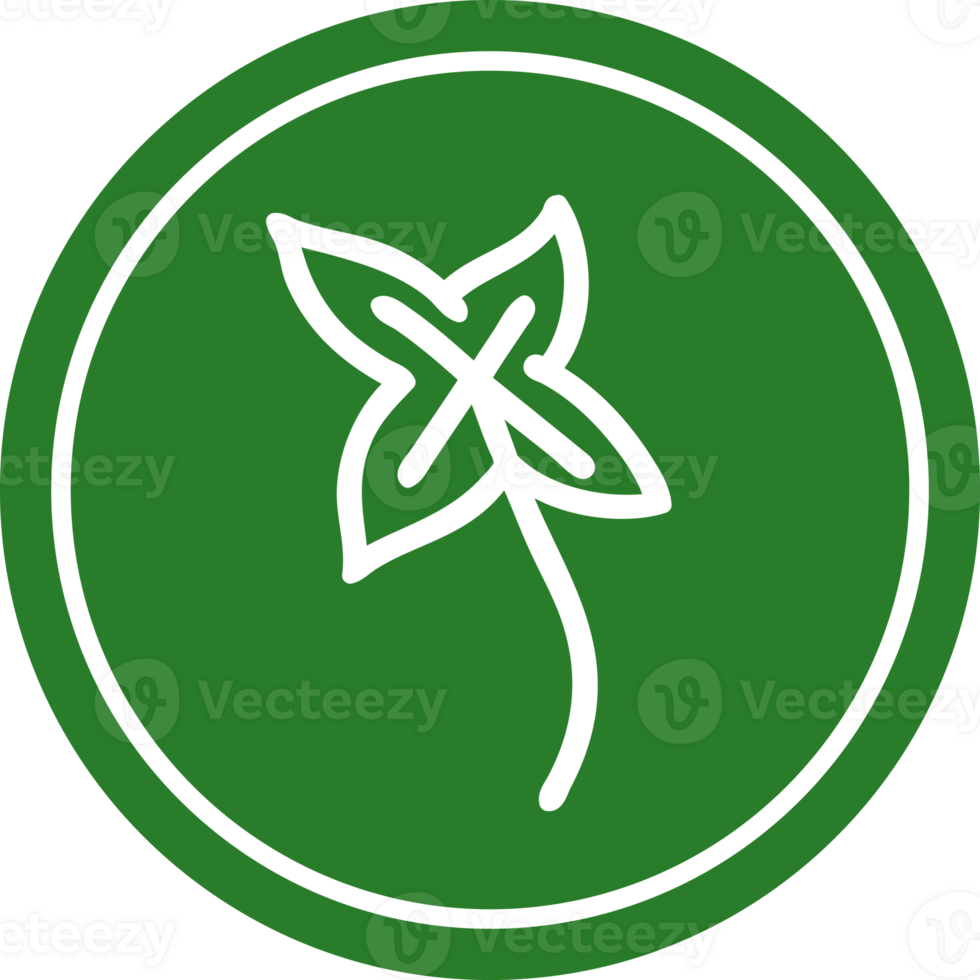 natural leaf circular icon symbol png
