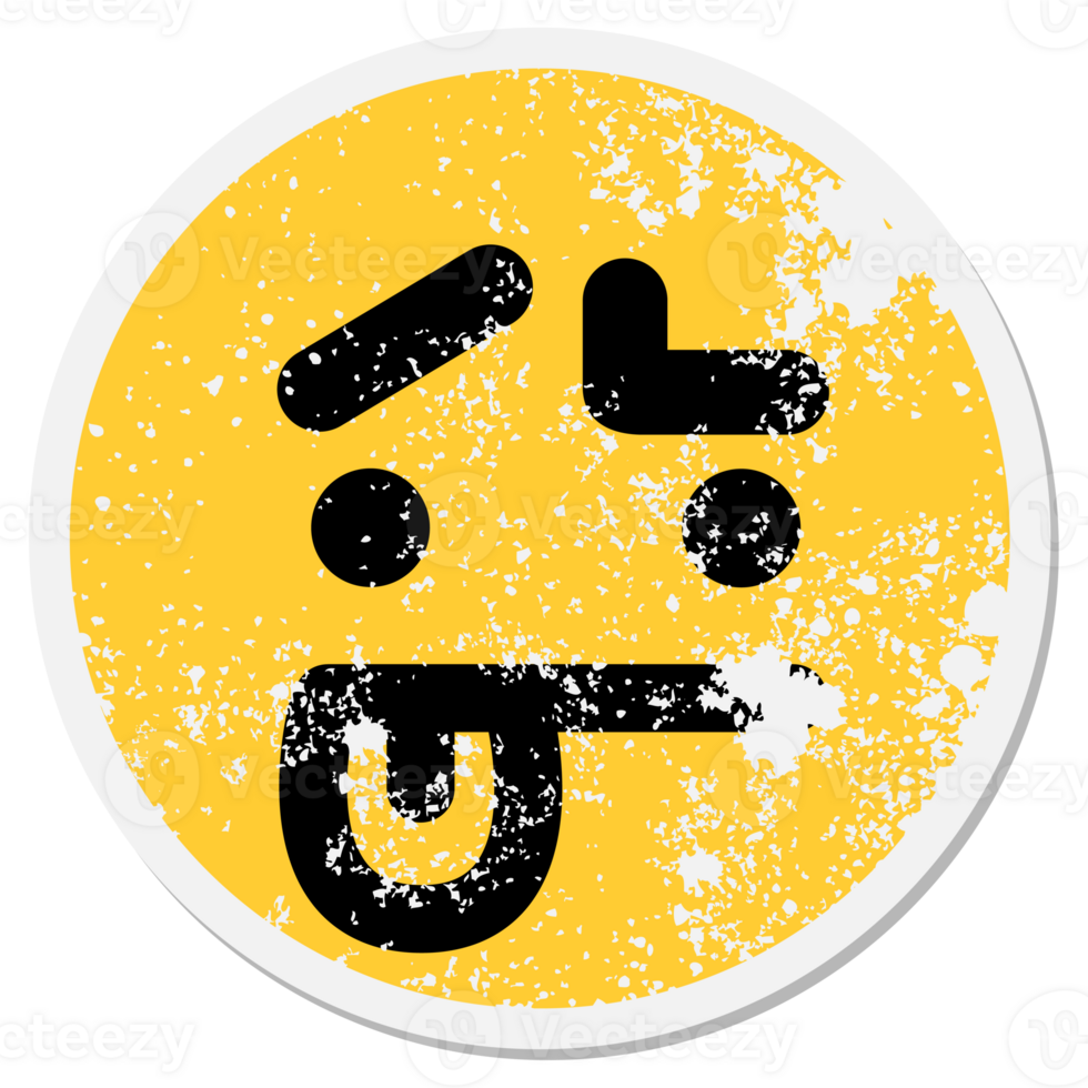 unsure face circle png