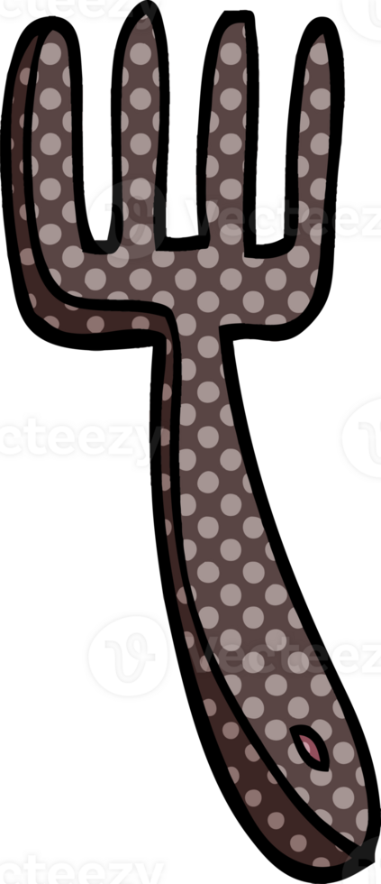 cartoon doodle fork png