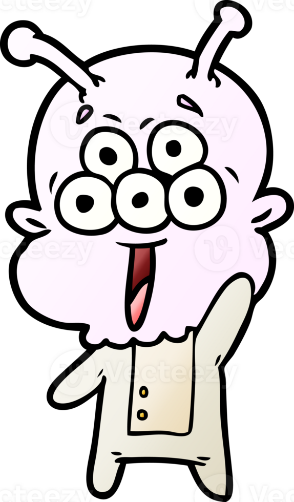 happy cartoon alien png