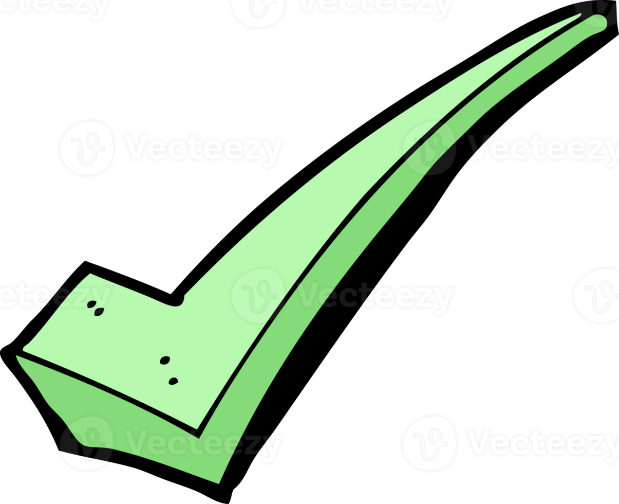 cartoon positive tick symbol png
