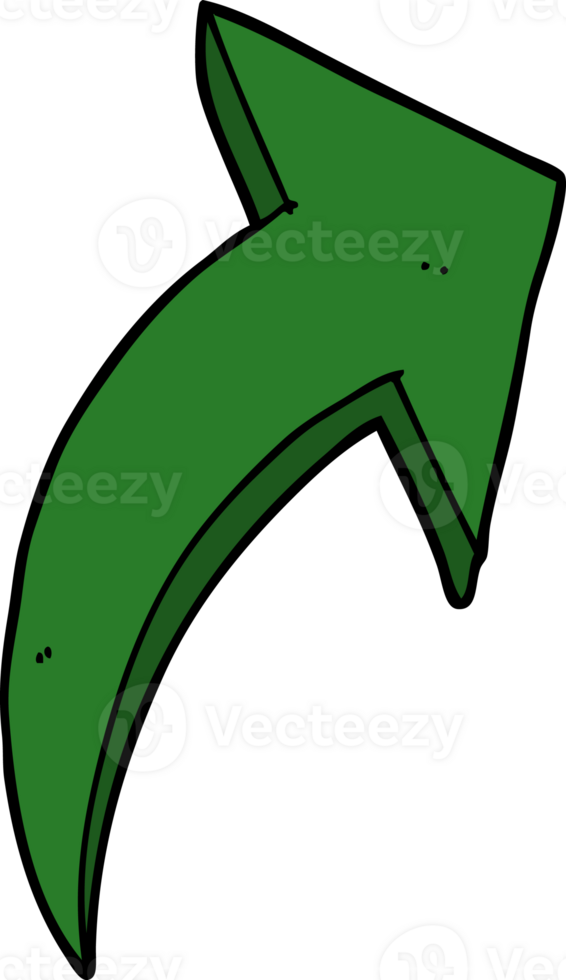 cartoon pointing arrow png
