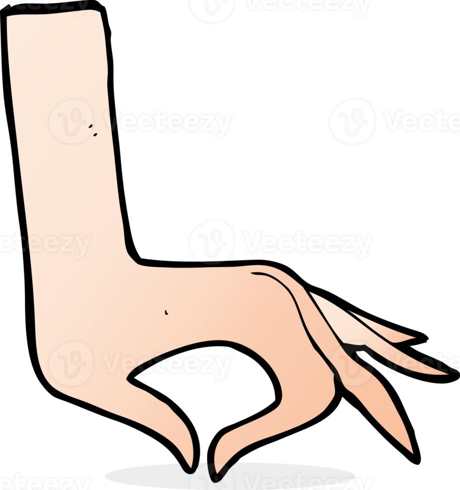 cartoon hand symbol png