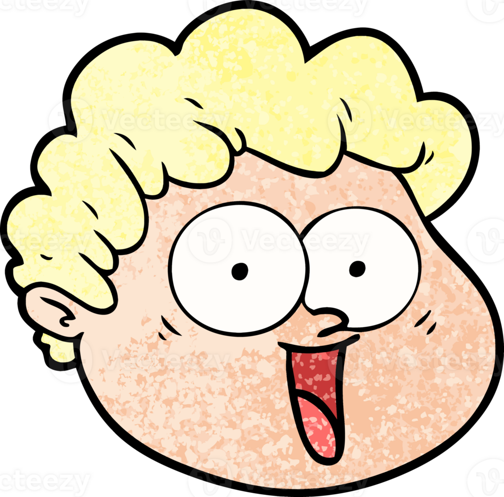 cartoon male face png