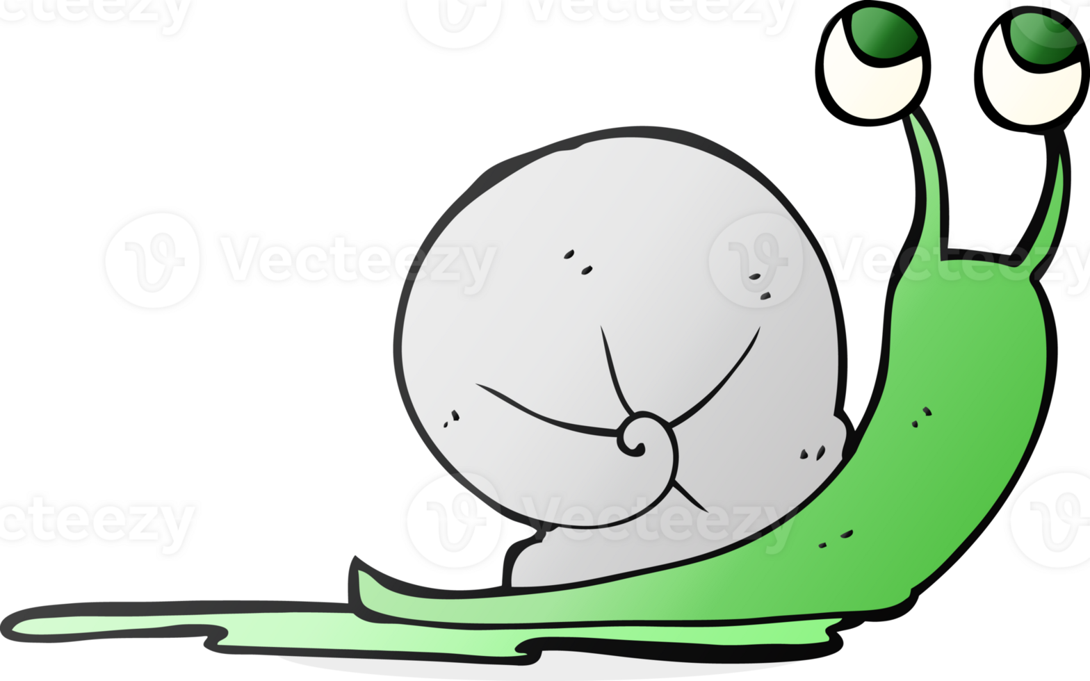 hand drawn cartoon snail png