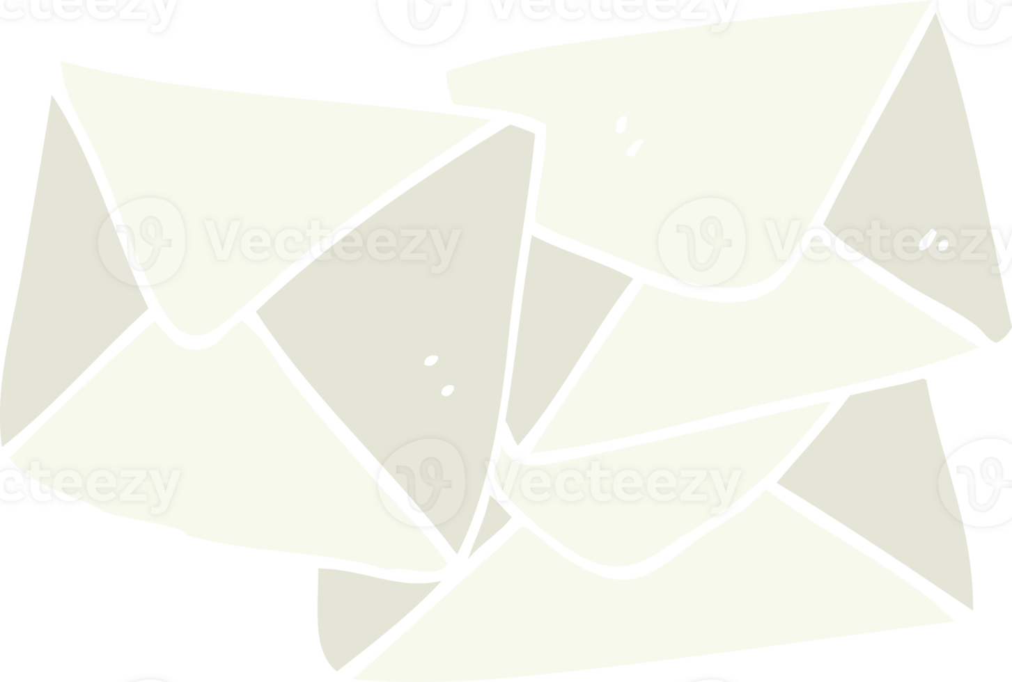 cartoon doodle letter png