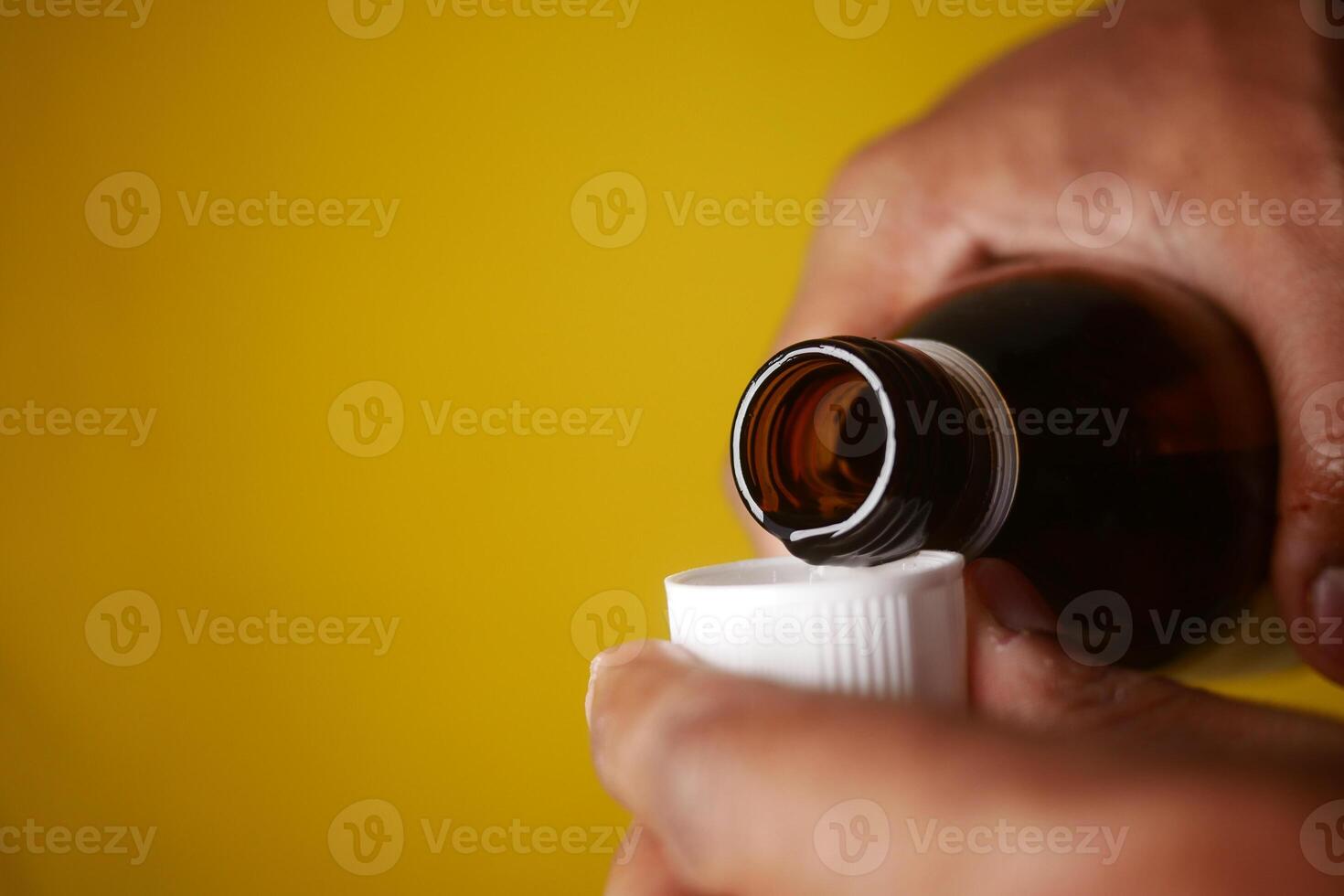 A dose of cough syrup. photo
