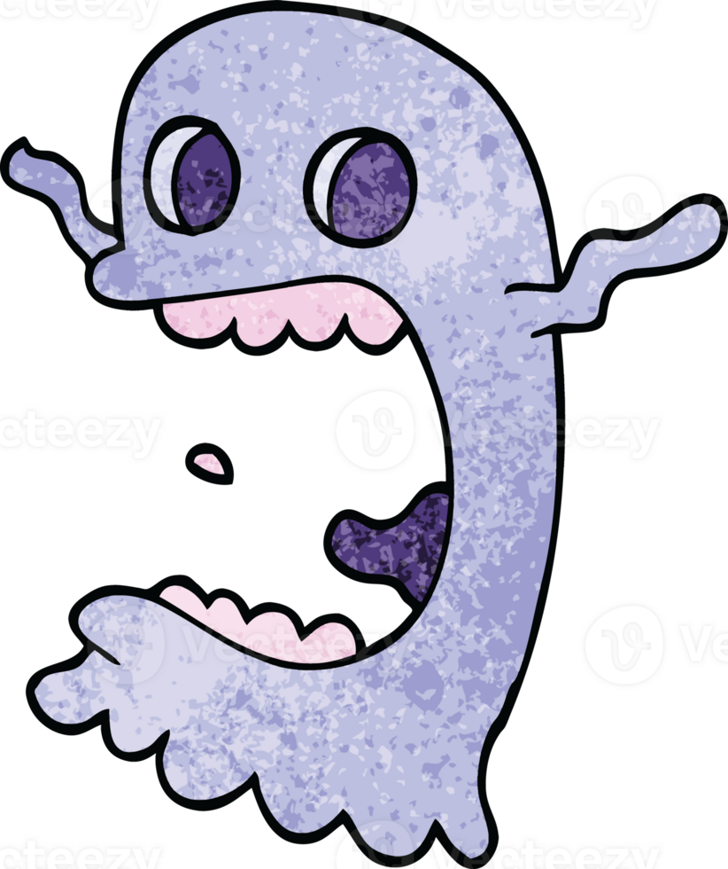 cartoon doodle spooky ghost png