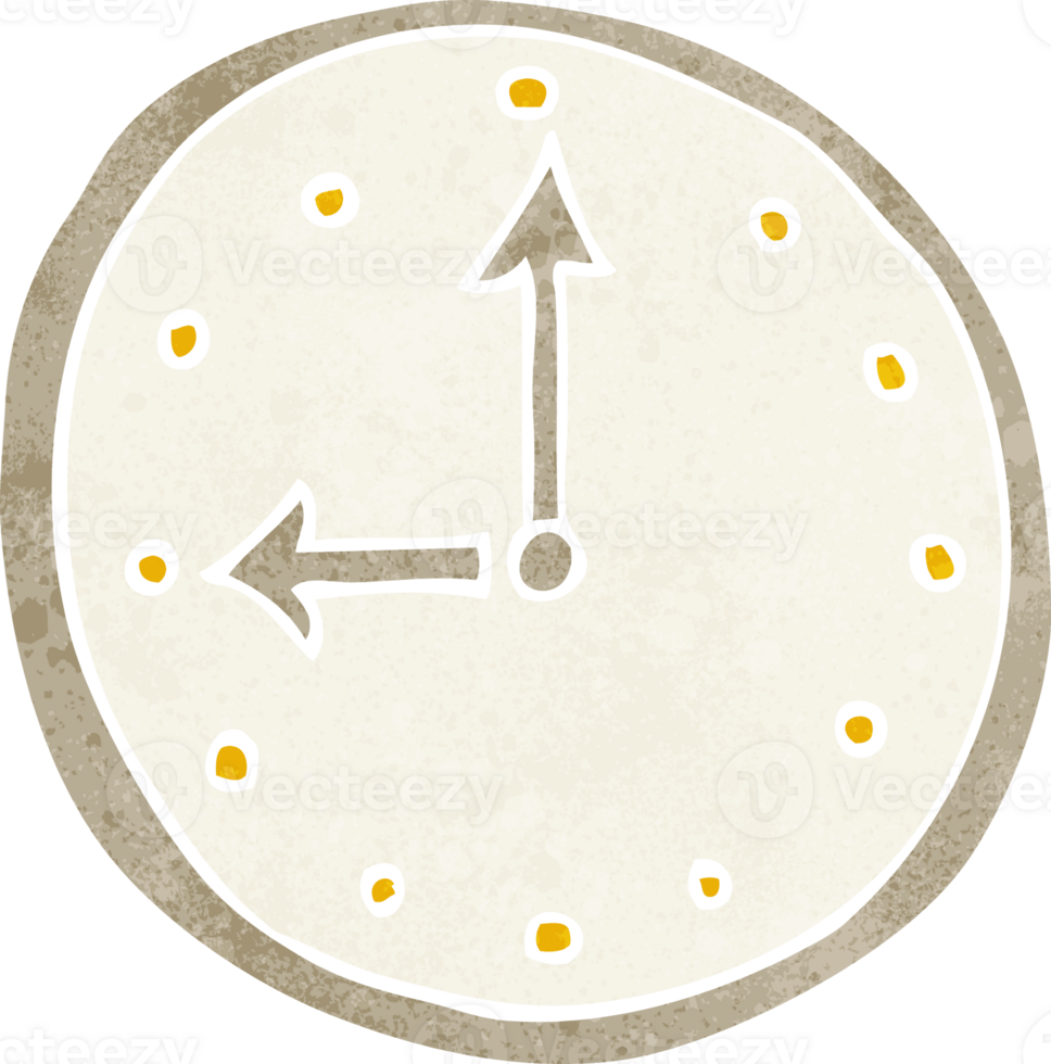 cartoon clock symbol png