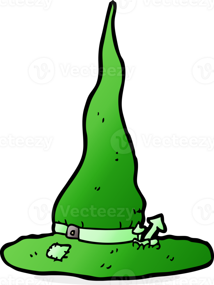 cartoon spooky witches hat png