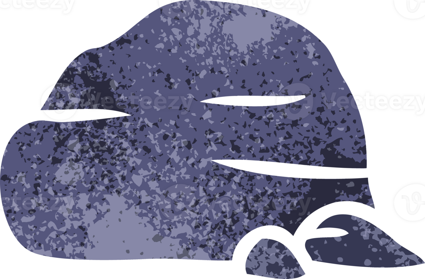 hand drawn retro cartoon doodle of stone and pebbles png