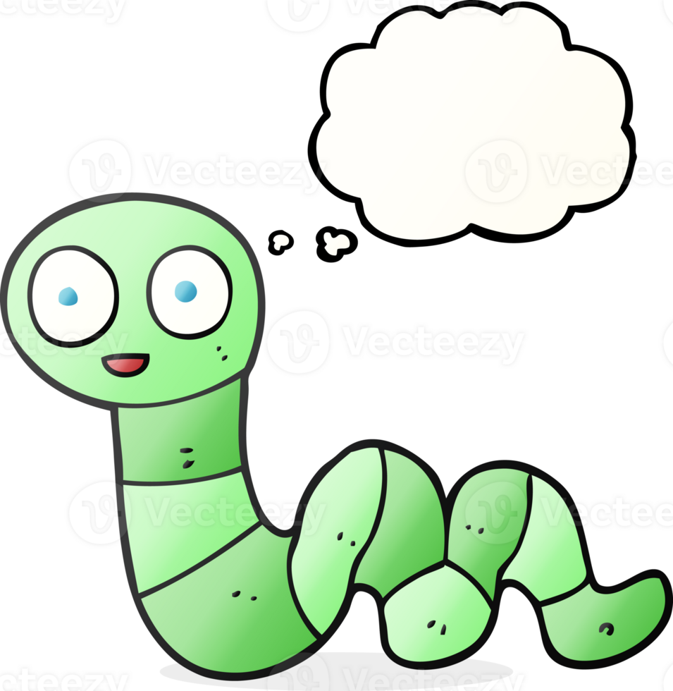 hand drawn thought bubble cartoon snake png