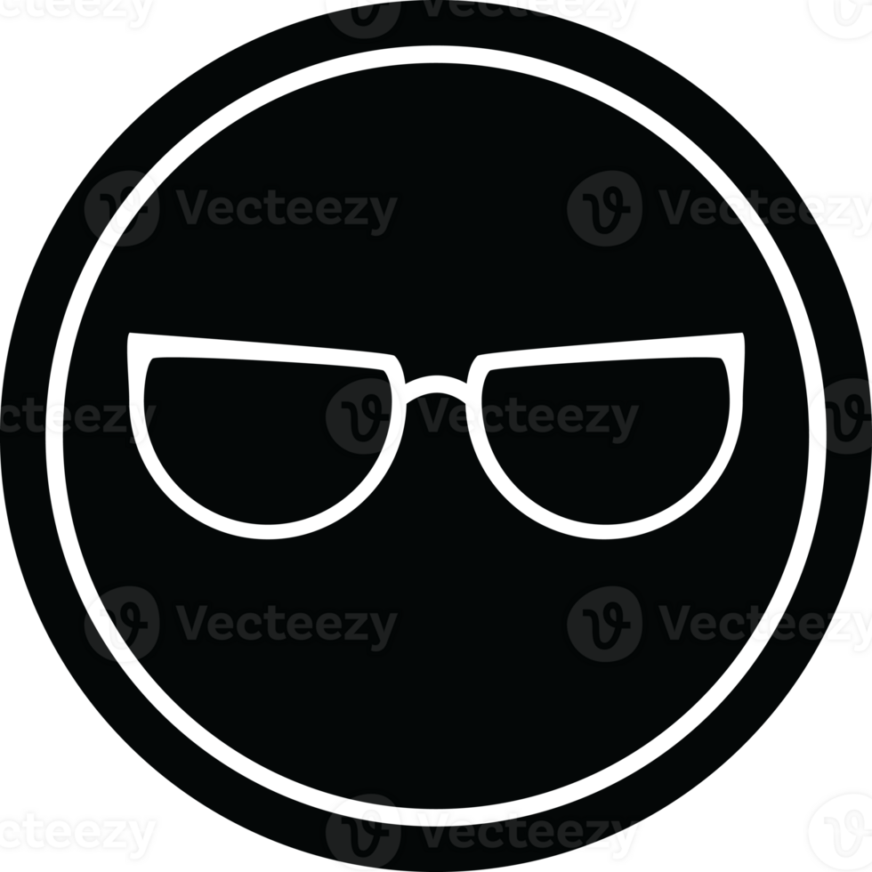 spectacles graphic   circular symbol png