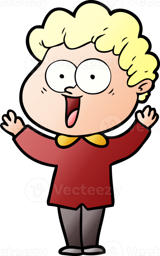 cartoon happy man png