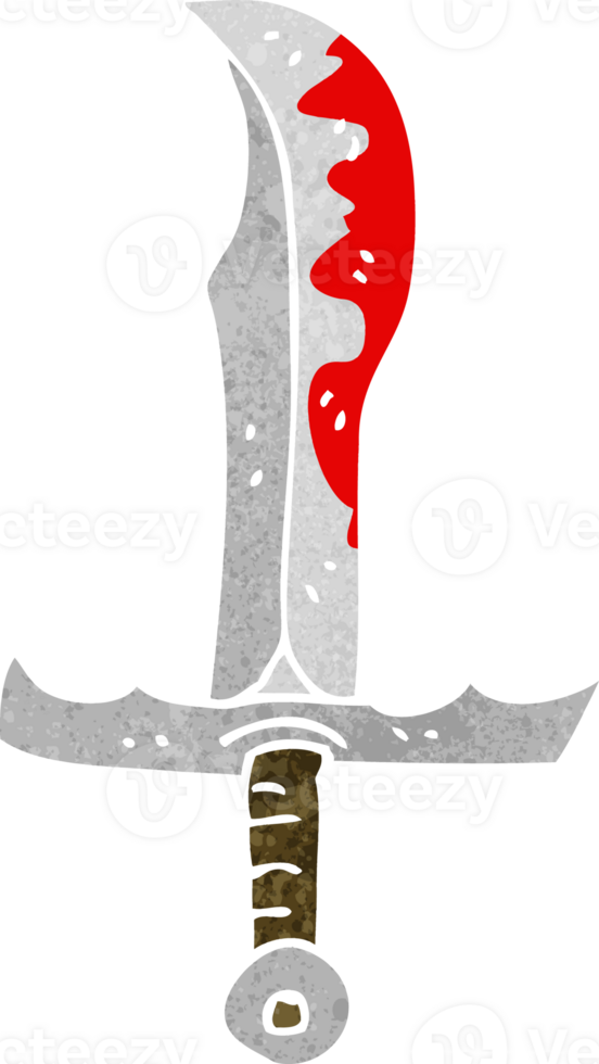 cartoon bloody sword png