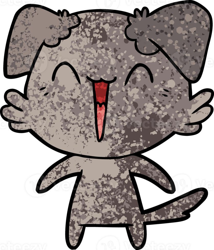 happy little dog cartoon png