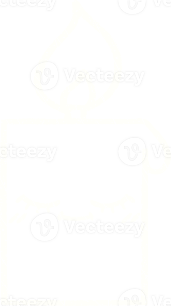 Candle Chalk Drawing png