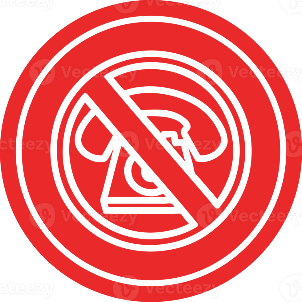no cold calling circular icon symbol png