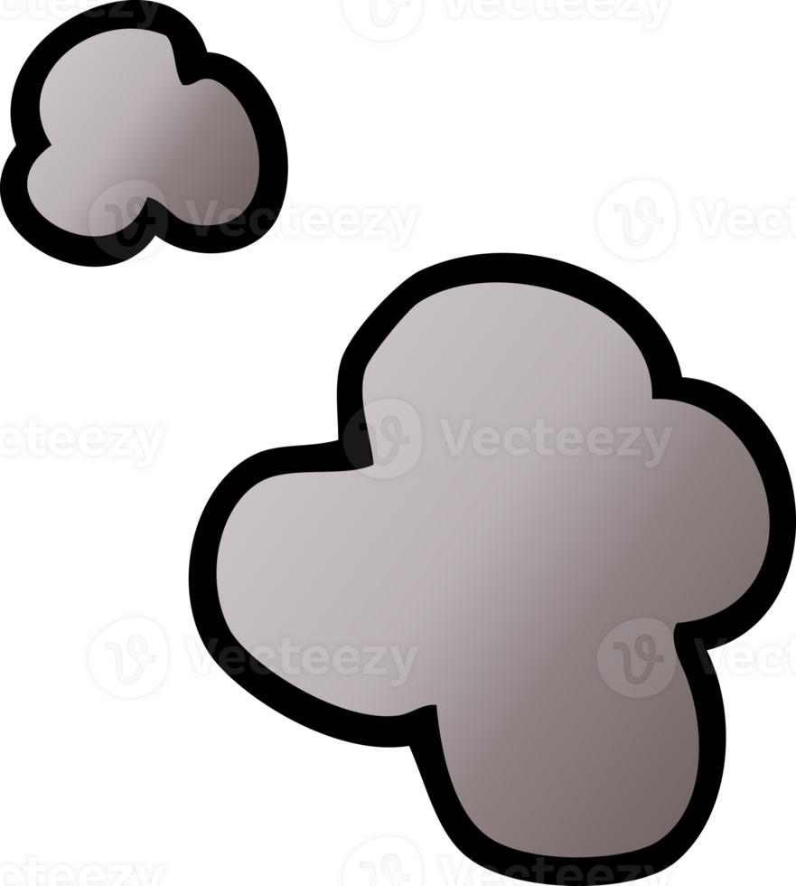 cartoon doodle poof of smoke png