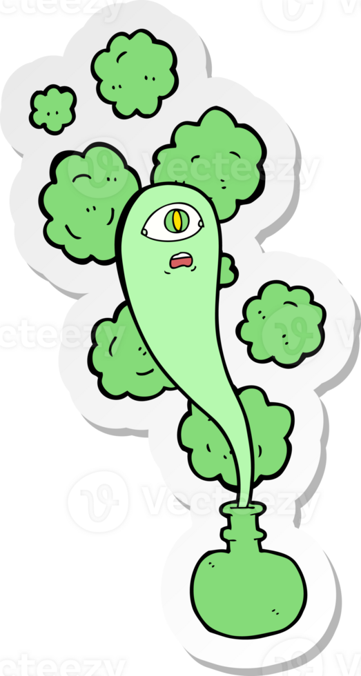sticker of a cartoon magic potion png