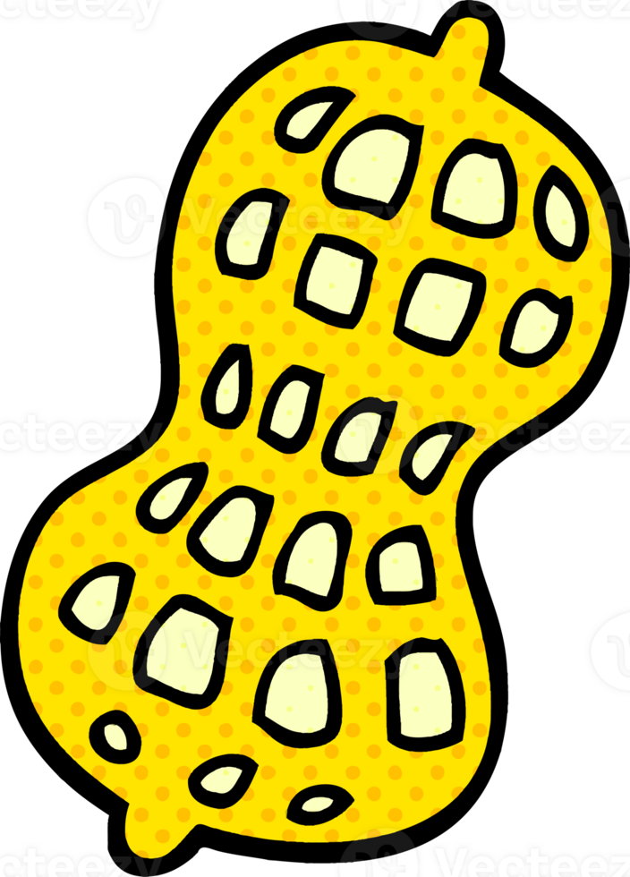 cartoon doodle peanut png