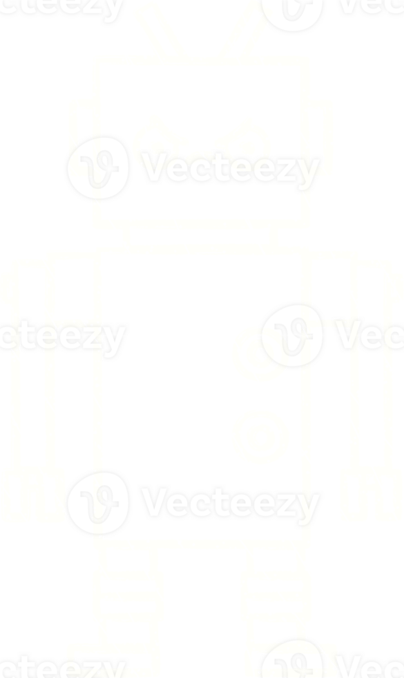 Robot Chalk Drawing png