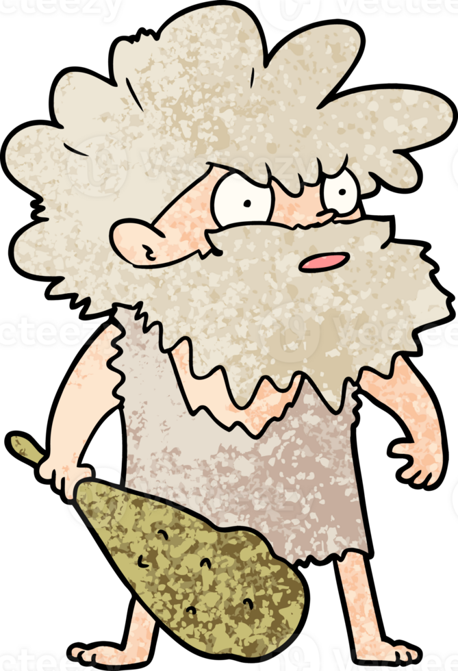 cartoon cave man png