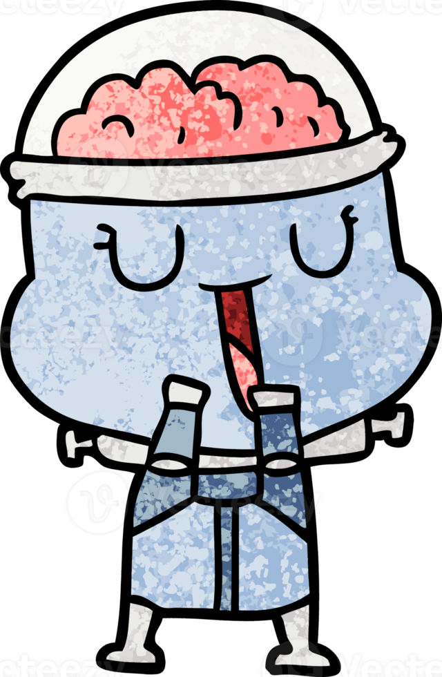 happy cartoon robot png