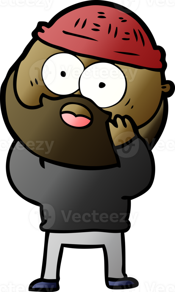 cartoon bearded man png
