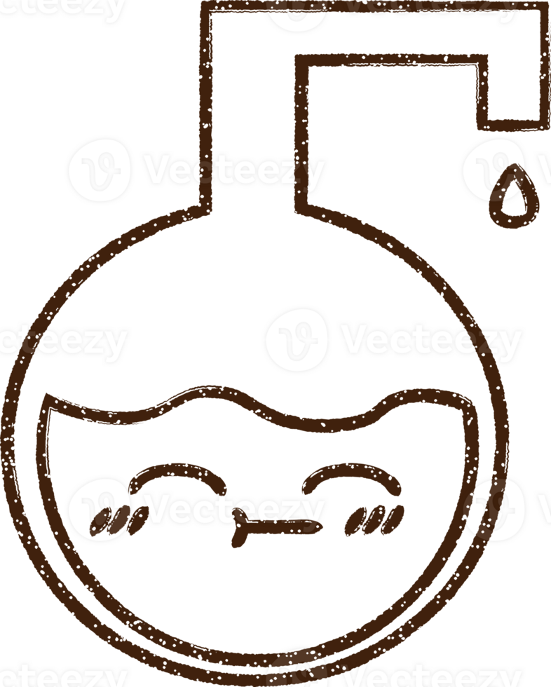 Science Experiment Charcoal Drawing png