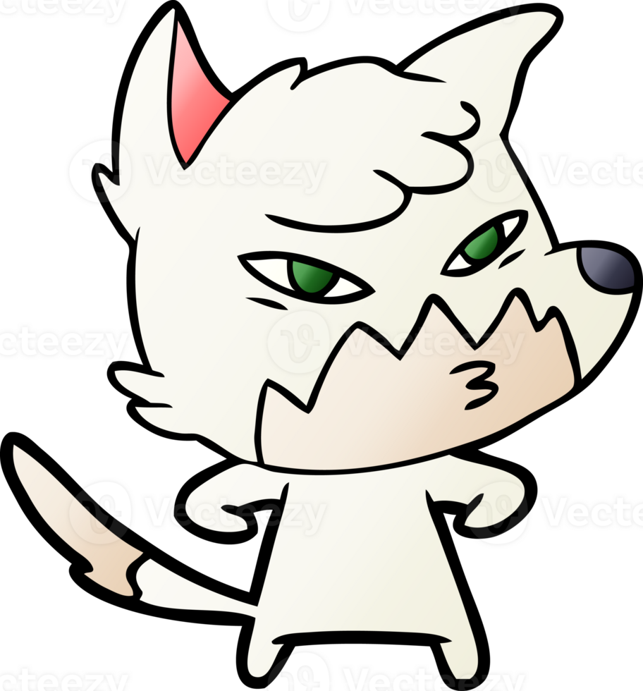 clever cartoon fox png