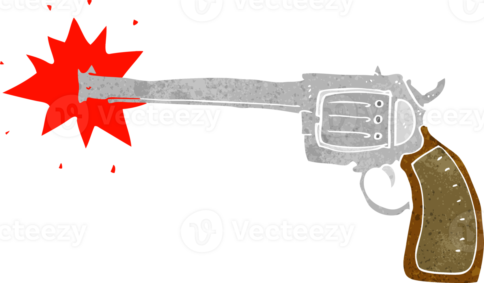 cartoon firing gun png