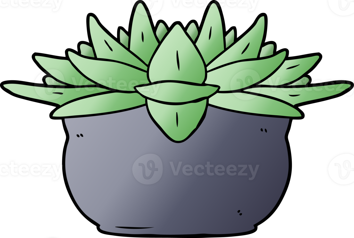 cartoon succulent plant png