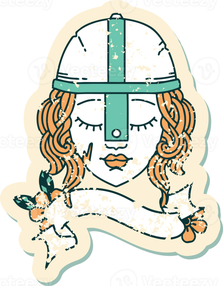 Retro Tattoo Style human fighter png