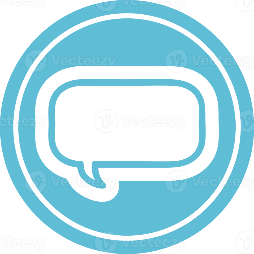 speech bubble circular icon symbol png