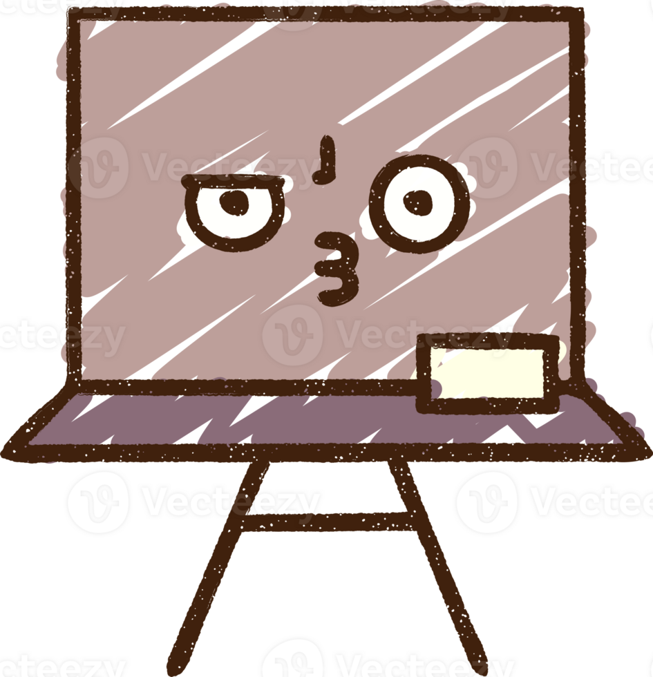 School Blackboard Chalk Drawing png