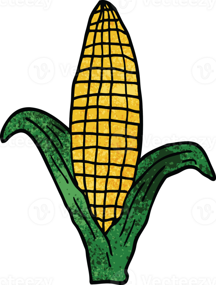 cartoon doodle healthy corn png