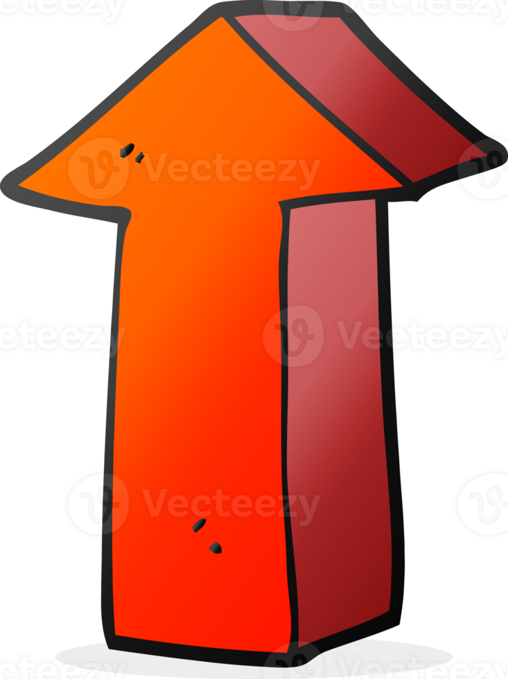 hand drawn cartoon arrow png