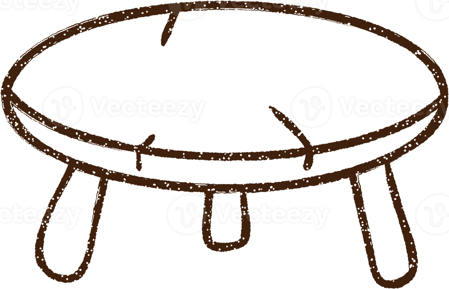 Table Charcoal Drawing png