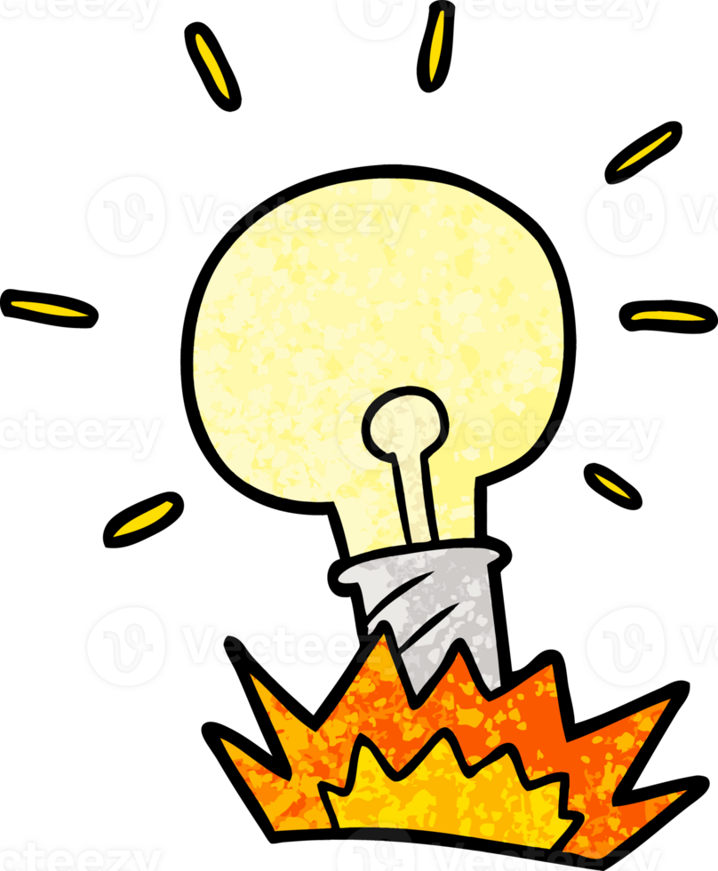 cartoon light bulb png