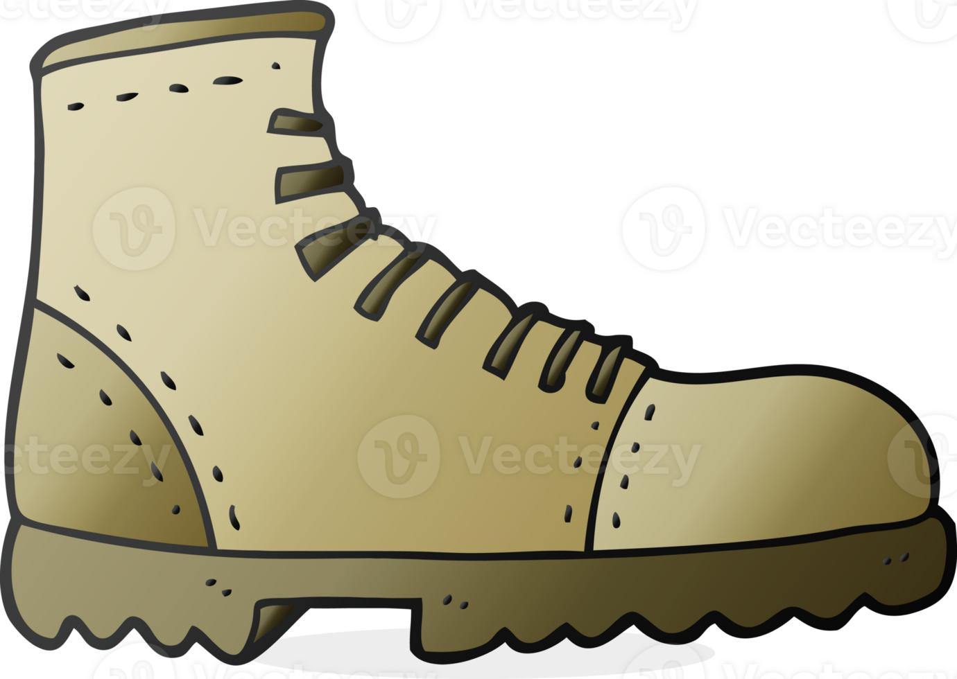 hand drawn cartoon boot png