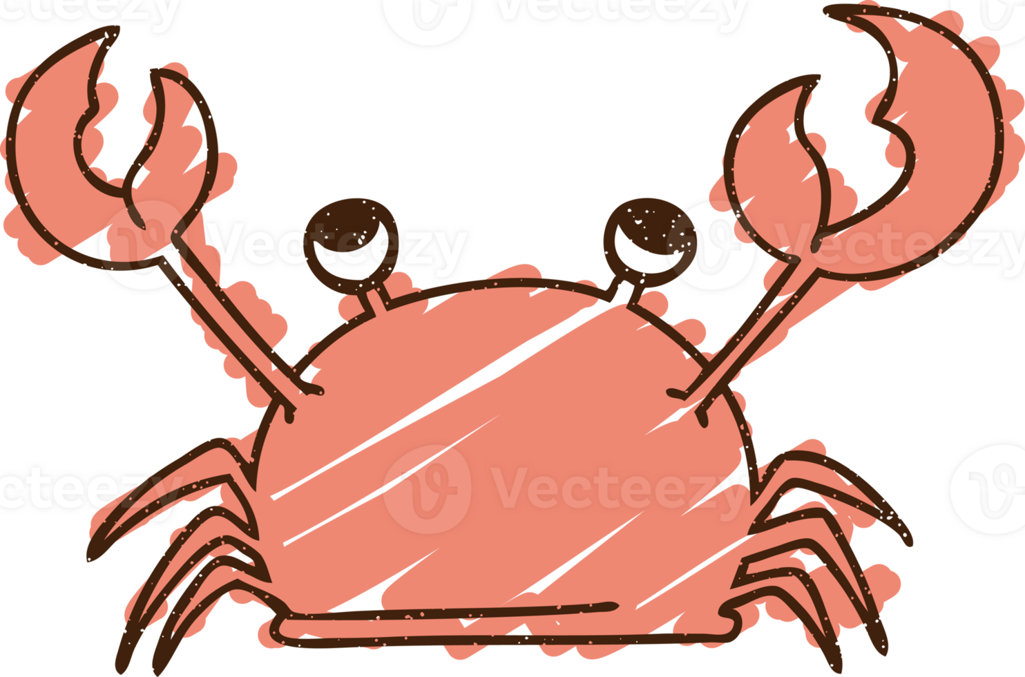 Crab Chalk Drawing png