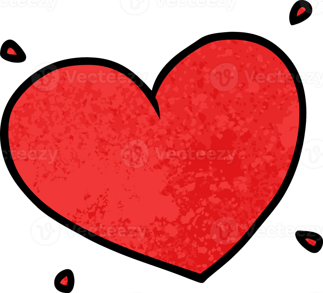 cartoon love heart png