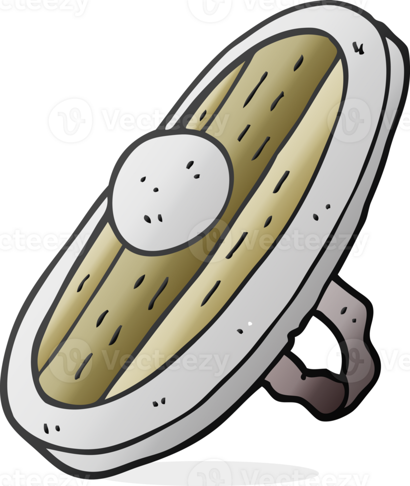 hand drawn cartoon shield png