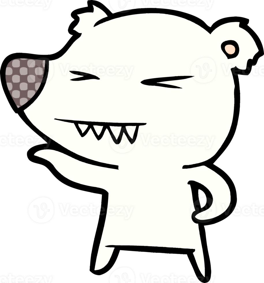 polar bear cartoon png