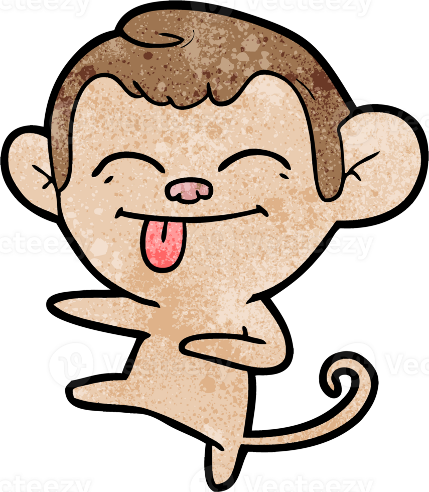 funny cartoon monkey pointing png