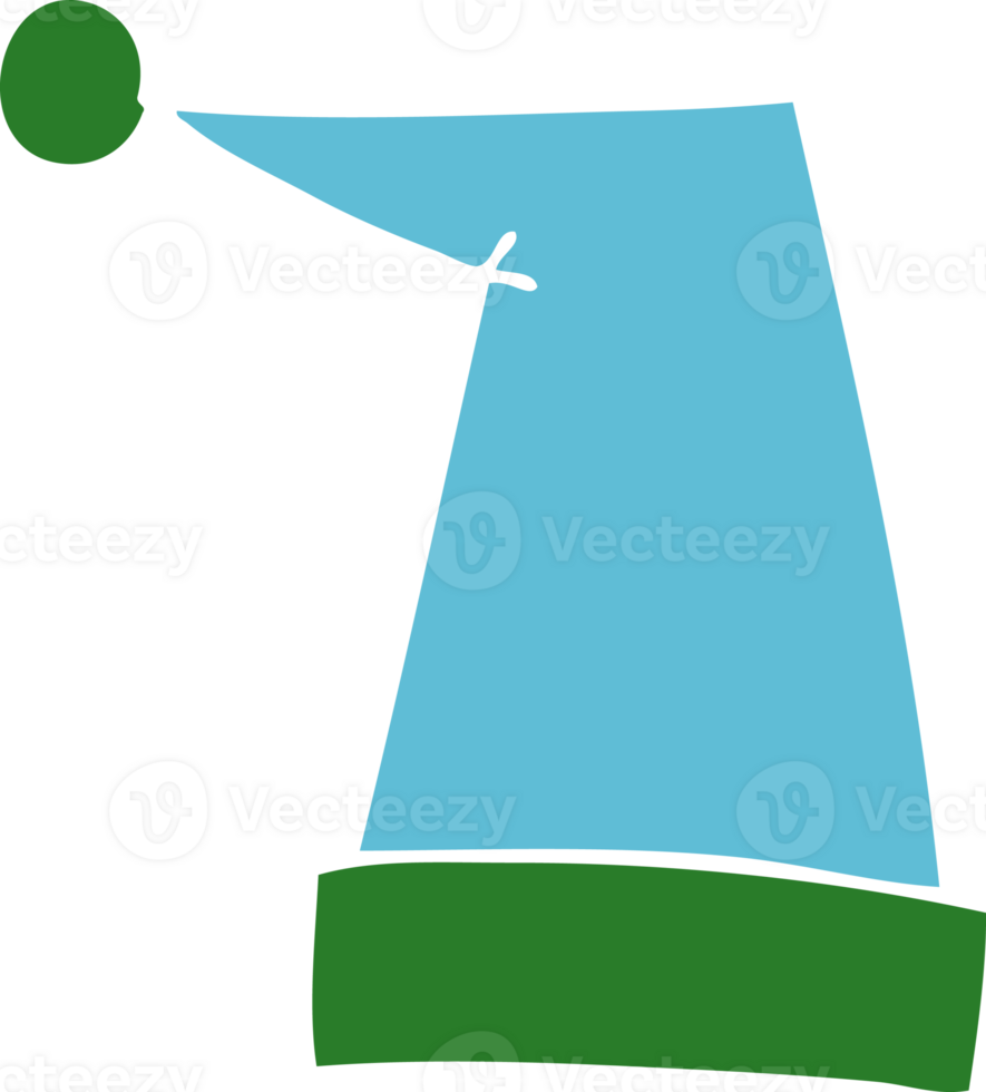 cartoon doodle elf hat png